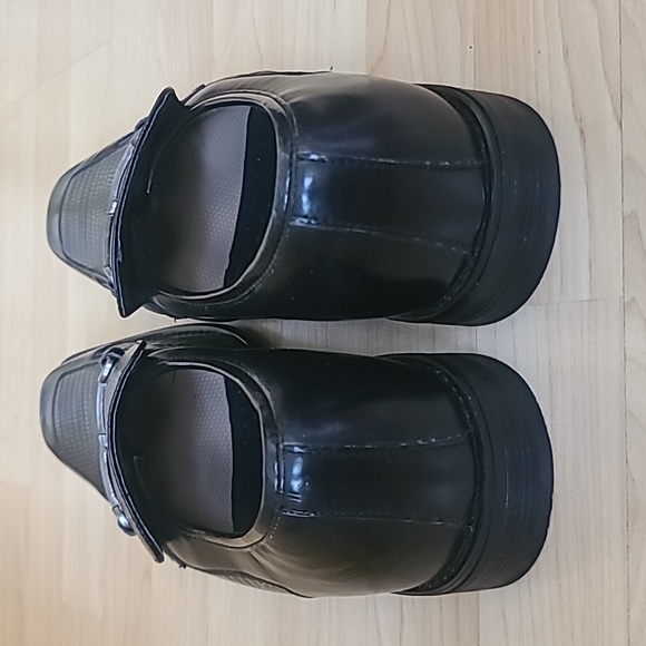 Delli Aldo Mens Shoes Size 10 1/2 Black Leather Square-Toe Horse-Bit Loafer - Picture 5 of 7